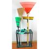 Yongyou Gardening Tool Rack , Plastic and Iron Pipe 2 - Tier Organizer , Space - Saving Storage for Garden Tools , Garag