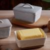 Anti-odor Butter Dish with Lid Butter Plate Creative Vintage Ceramic Butter Box  Dinning Table