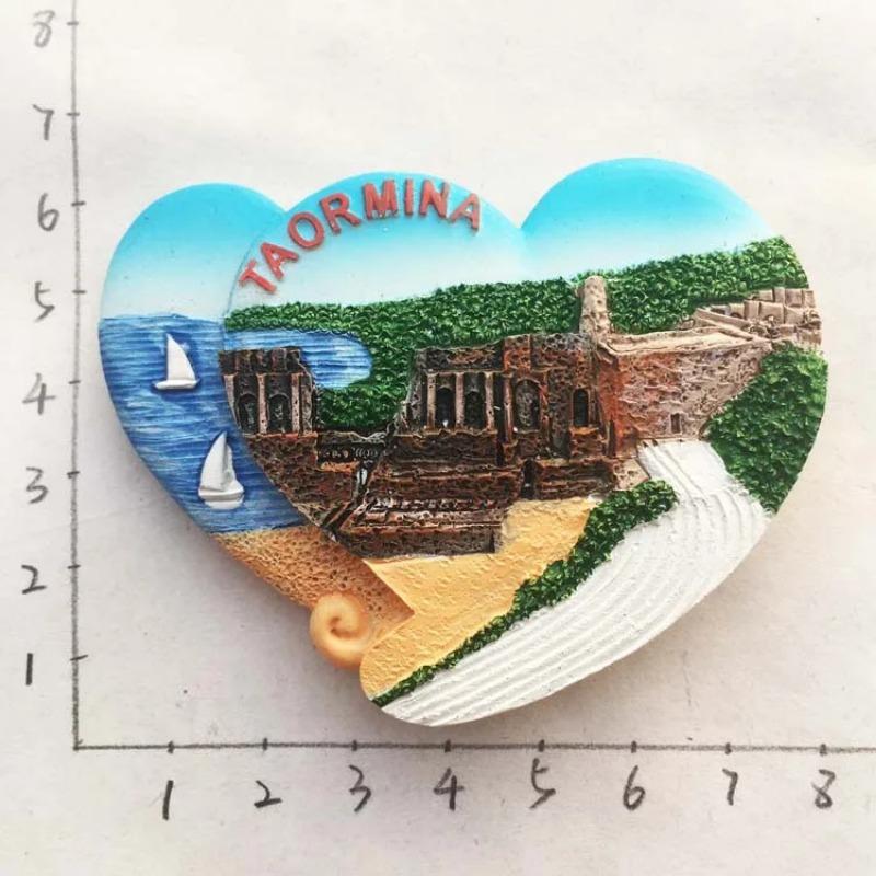 Italy Travelling Firdge Magnets Milan Sicily Tourism Souvenirs Fridge Stickers Home Decor Wedding Gifts Magnetic Stickers