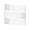 Drinking Straw Cleaning Brushes Set Pipe Tube Cleaner Nylon Bristles Stainless Steel Handle - 175" X 5mm - Set of 15