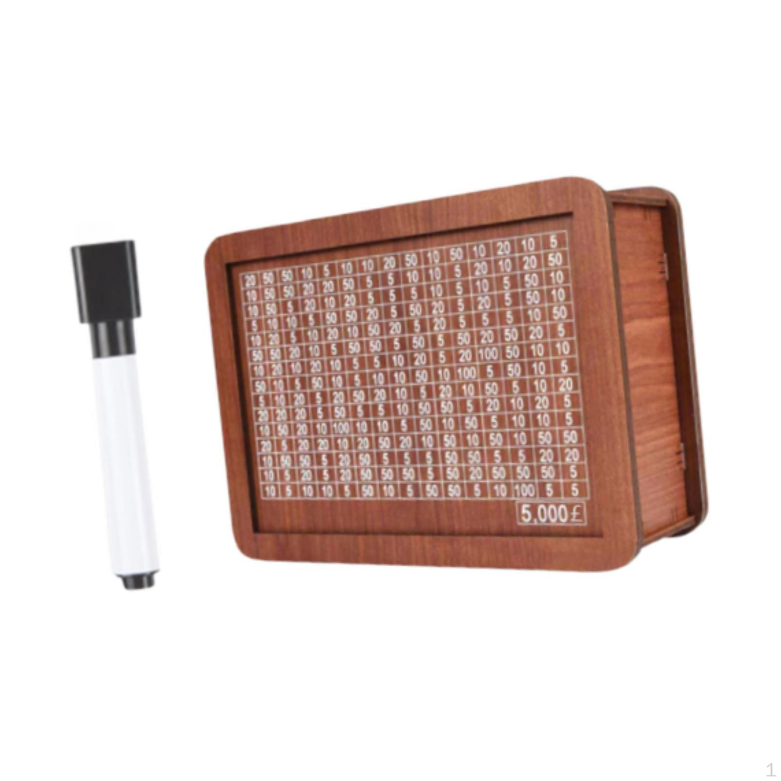 

20 X 14.5 7.6 Cm Reusable Wooden Piggy Bank for Kids - Year Souvenir Gift