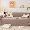 Solid Color Sofa Cover Towel Chenier Sofa Cushion All-inclusive Non-slip Cover Modern Simple Universal Cover