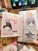 A6  Retro White Polka Dots With 45 Sheets Inner Page DIY PU Clip-on Notebook Loose Leaf Notebook