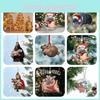 Charmantes Muh Muh Nilpferd Weihnachtsgeschenk Und Niedliche Baumdekoration Für Festliche Stimmung