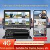 High-Definition Night Vision Dash Cam with 5/6/8-Way Monitoring & Reversing for Large Trucks (12-24V)