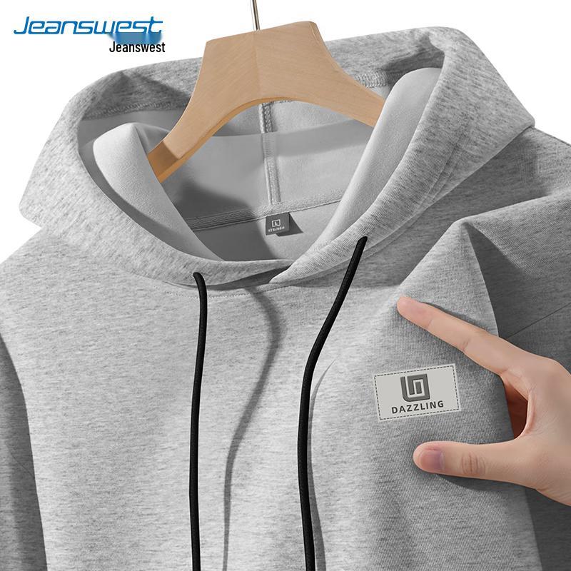 Jeanswest Men's Relaxed Fit Hooded Sweatshirt