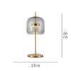 Nordic Modern Glass Table Lamp - Creative, Stylish Lighting for Living Room, Bedroom, Hotel, or Model Room