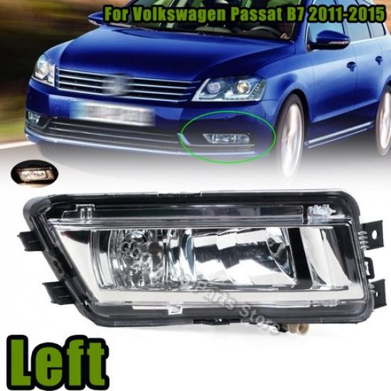 For VW Passat B7 2011-2015 Left Halogen Fog Light No bulbs Assembly