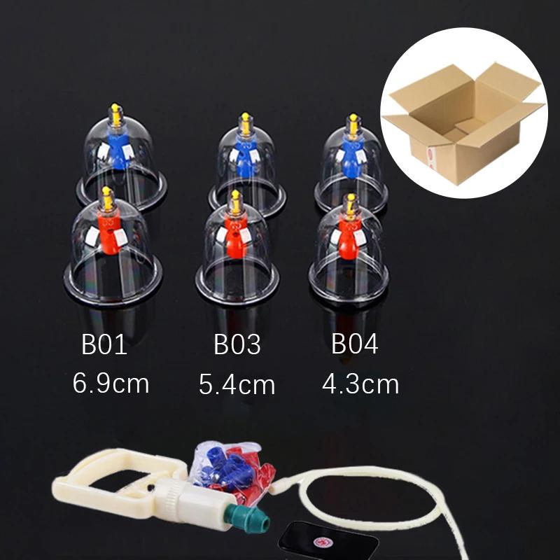 32 Cupping Therapy Set Vacuum Massager Ventosa Professional Suction Cups Vacuum Massage Jars Physiotherapy Guasha Health Care