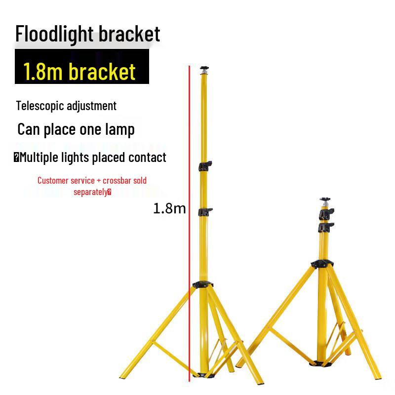 Outdoor Emergency Floodlight with Telescopic Stand