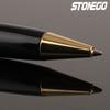 Metal Spinning Ballpoint Pen Medium Nib 10mm Refillable Roller Ball Pen Office Writing Tool