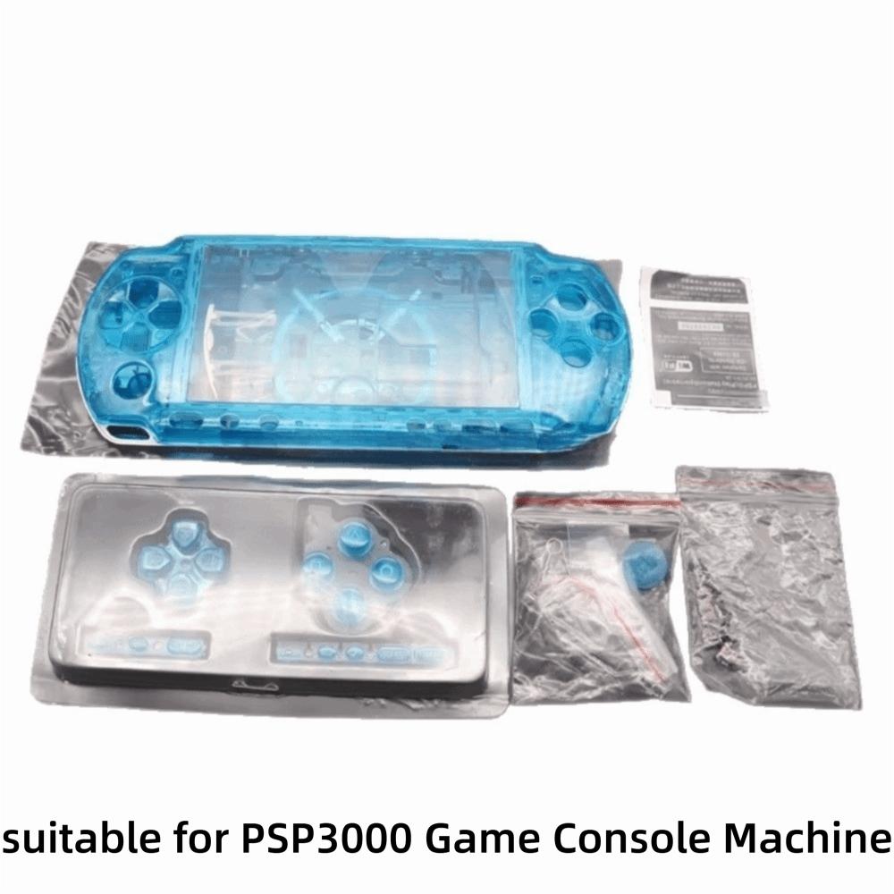 With Buttons Kit Protective Case Kit With Screws Console Replacement for PSP3000