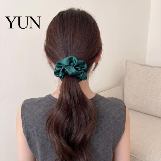 Practical Hair Ties for Small Items Pocket Scrunchies with Hidden Zipper Women, Elastic Tie Multi-functional Storage Keys And Coins, Satin Accessories