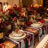 Christmas Tree Snowflake Elk Table Runners Party Festive Table Decorations Kitchen Table Runners Tablecloths Holiday Placemats