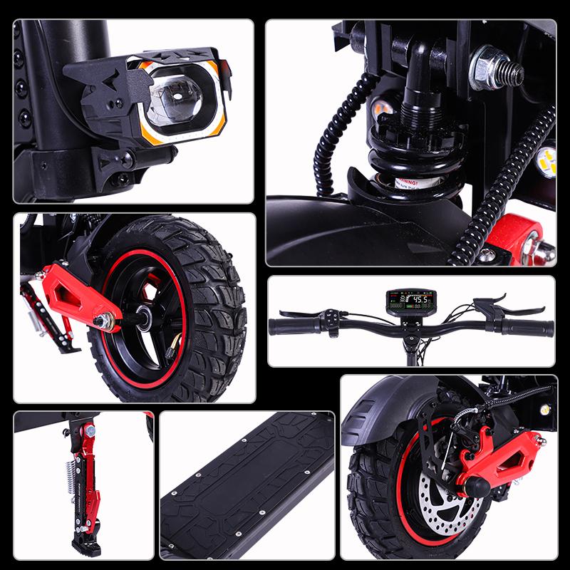High-Speed 11" Folding E-Scooter Long Range Powerful for Adults Freeboy Made In China