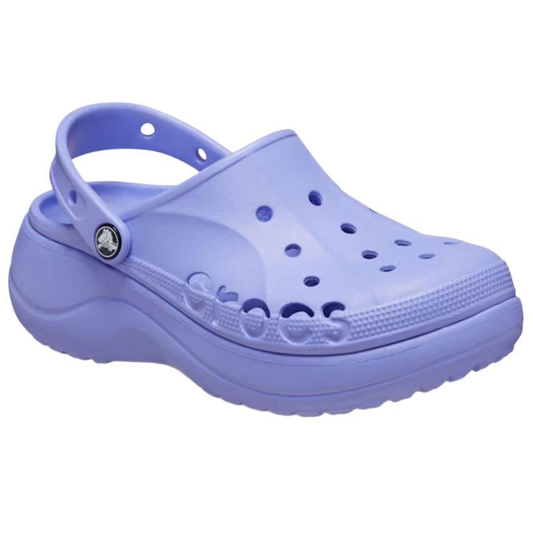 Crocs Baya Platform Clog Comfortable Versatile Women Clogs Purple 208186-5PY