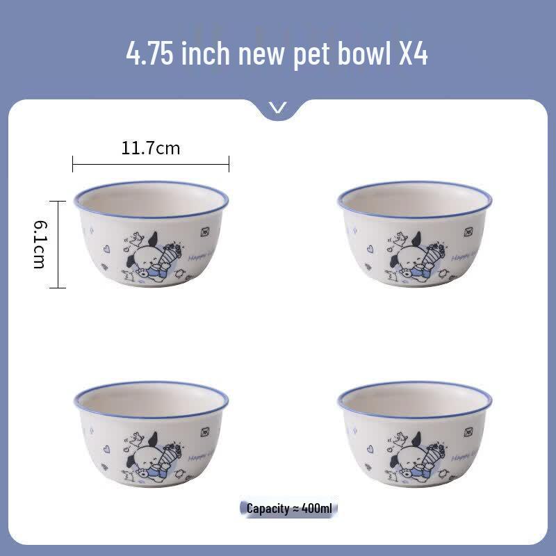 Qiewei Cute Cartoon Ceramic Dinnerware Set