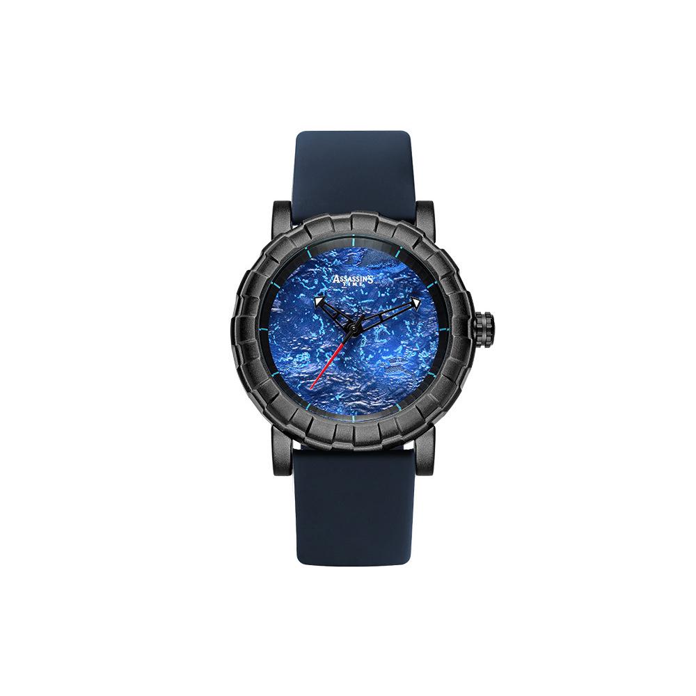 New Men's Watch Fashion Trend Big Dial Watch Personality Handsome Silicone Band Men's Watch