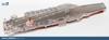 Magic Factory American Gerald Ford Class Aircraft Carrier USS Gerald Ford Clear Version Painted Deck Set Plastic Model MGF6502 1/700 R. CVN-78 R.
