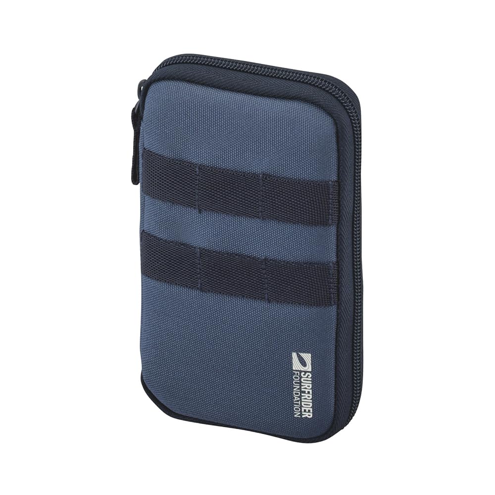 

LIHIT LAB Compact Pen Pouch Ocean Navy SFJ×LIHIT LAB. A3200-11