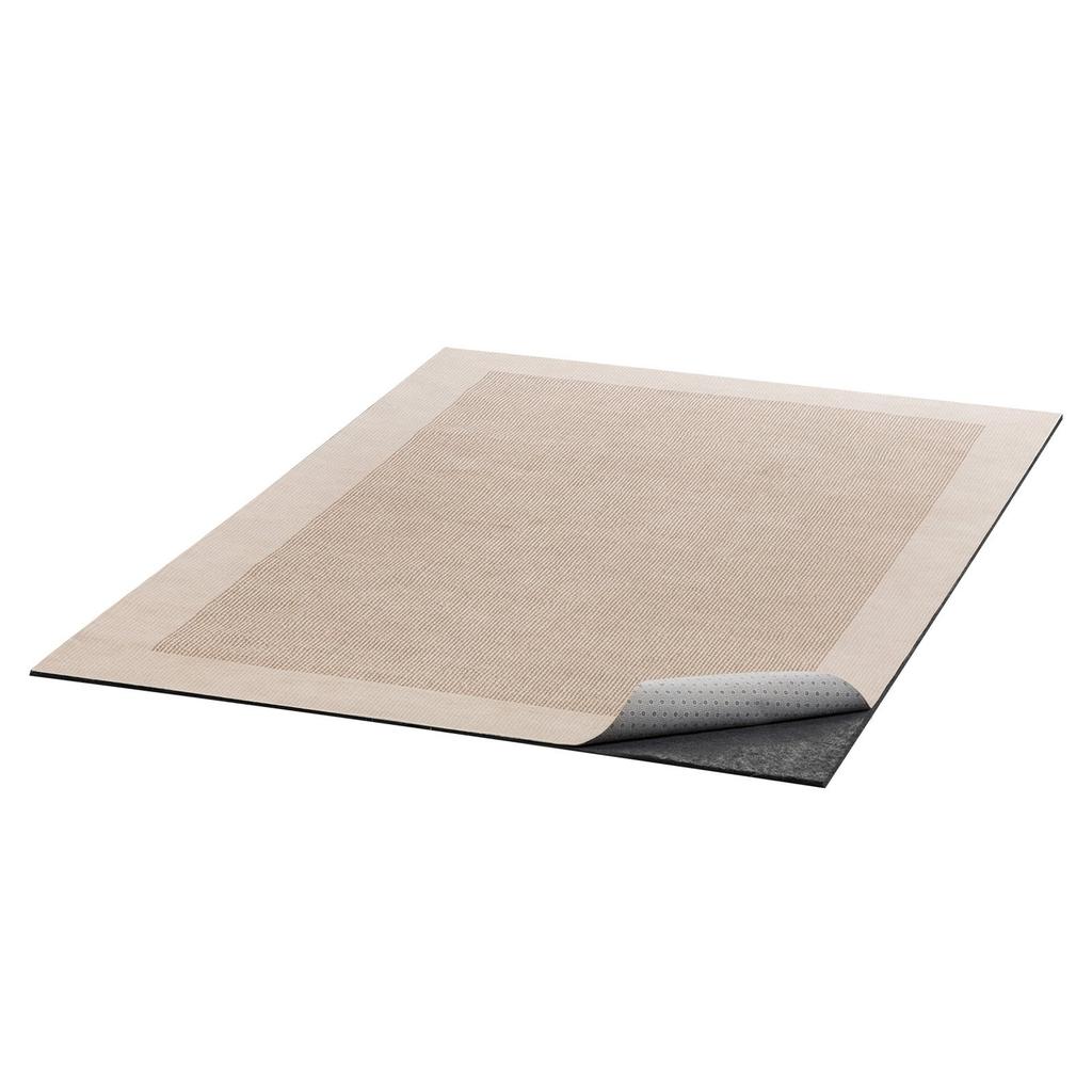 Rug Pad 0.91 x 1.52 m, Non-slip Carpet Area Pad, Rug Mat Padding with Dual Surface Felt Cushion & Rubber Gripper, Hardwood Floor Protection for All
