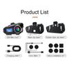 Helmet Intercom Motorcycle Wireless Bluetooth Headsets Intercomunicador Moto Riders Hands-Free Call Music Sharing Earphone