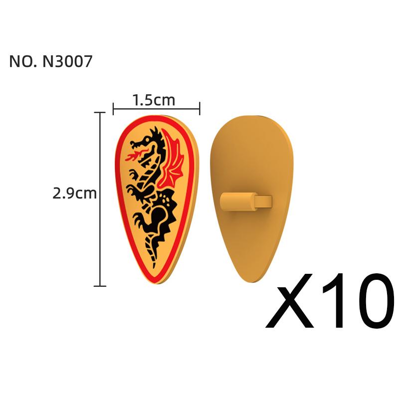 Medieval Knights Figures Accessories Building Blocks Officer Cloak Helmet Cape Armor Shield Black Eagle Red Lion Toys MOC Bricks