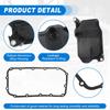 ACROPIX Automatic Transmission Filter Kit C-VT Oil Cooler Filter Oil Pan Gasket Kit for Honda Civic 2001-2005 No.25420PLY003 - 2-Pack