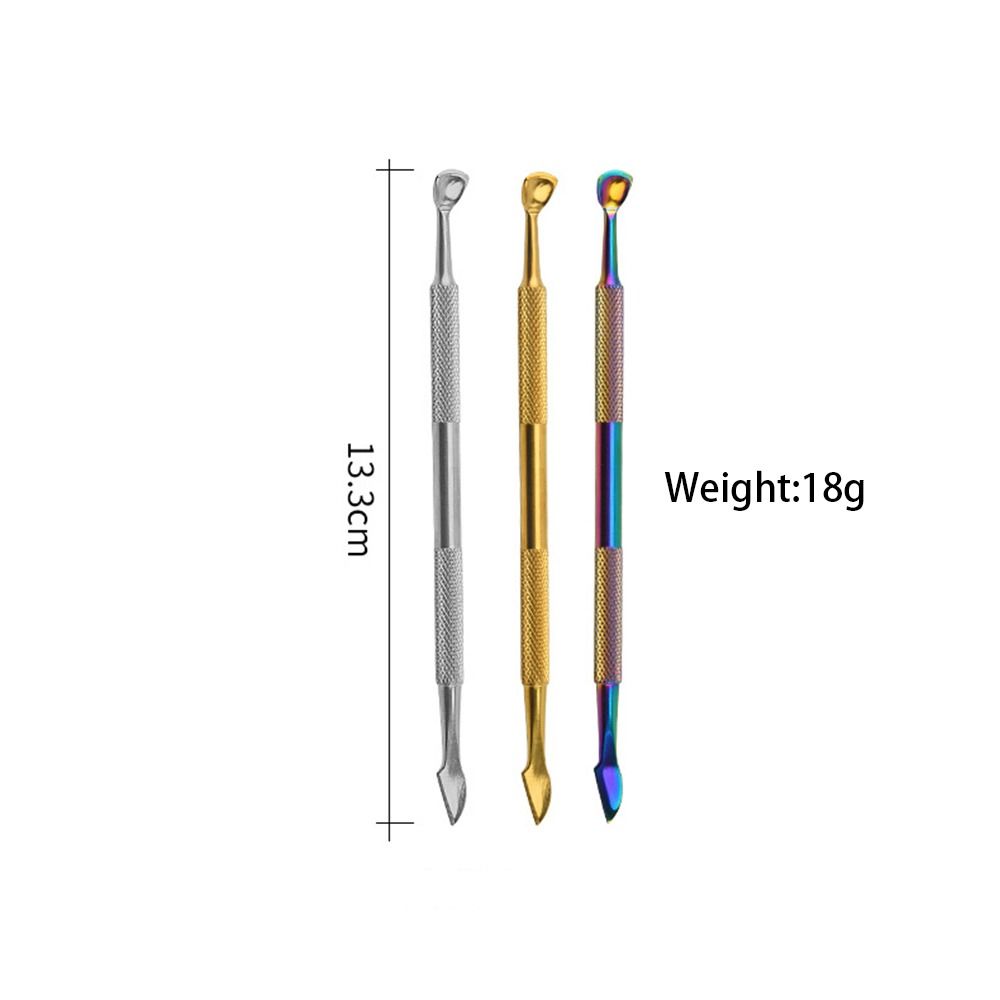 Inclined Plane Russian Steel Push Double-ended Dead Skin Push Manicure Tool  Manicurist