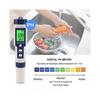 Pool Salt Tester, Digital Salinity Meter, High Accuracy 5 In 1 Salinity Tester for Salt Water,IP67 W
