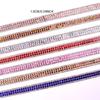 Iron on Trim Square Crystal Rhinestone Trim Rhinestone Hot Melt Hot Fix Tape DIY Rhinestone Chain Bridal Dress