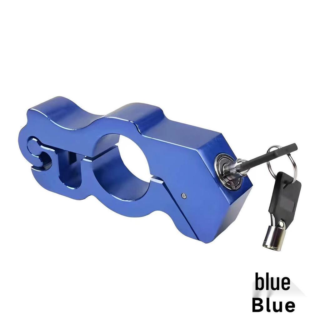 Universal Anti-Theft Motorcycle Handlebar & Throttle Lock with Alarm