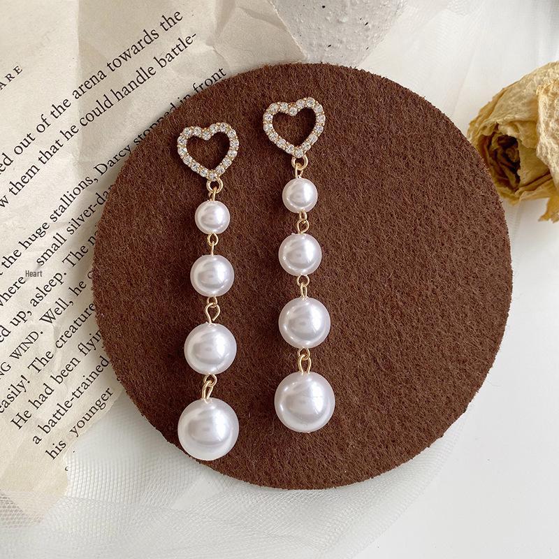 Koreanische S925 Sterlingsilber Perlenstecker - Trendiges und Elegantes Design