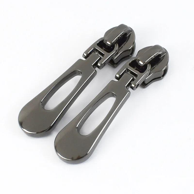 5/10/20Pcs 5# Zipper Slider for Nylon Zippers Zip Head Puller Lock Bag Clothes Purse Tailor Repair Kit DIY Sewing Accessories