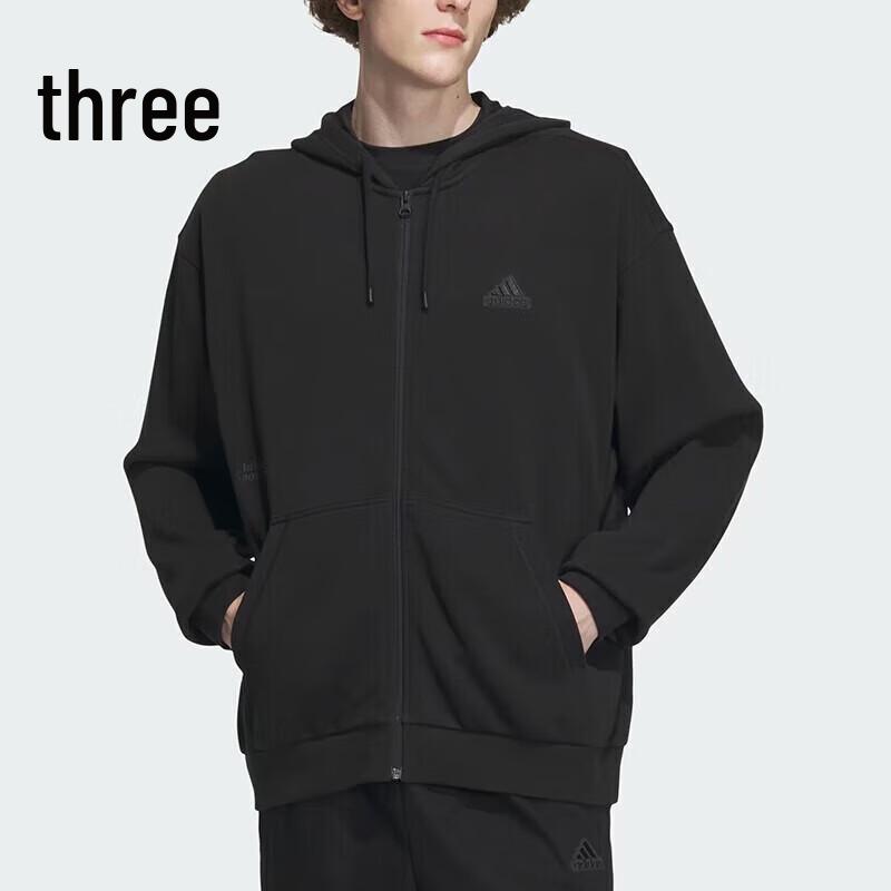 Adidas Men s Hooded Woven Casual Sports Jacket IT3963 M