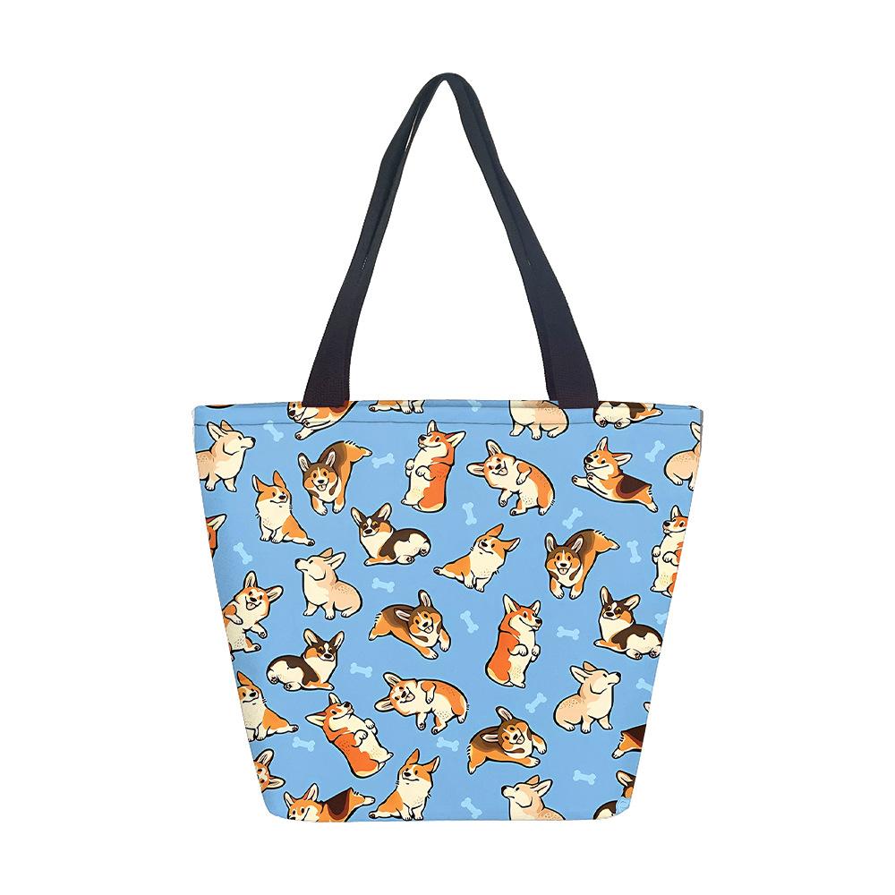 Women's Handbag No Theme Girl Shoulder Bag Printed Canvas Bag Fashion Trend Large Capacity Tote Bag