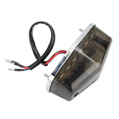 Motorcycle LED Taillight Parking Brake Stop Lamp Motorbike Accessory Fits for YamahaSmoky Lens