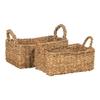 Storage Baskets - EBUY24 - Morella - Set of 2 - Natural Fibers - Sturdy Handles