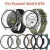 Protective Case For Huawei GT4 41MM 46MM Screen Protector PC Case+Tempered Glass Protective Cover For Huawei Watch GT4 Cover
