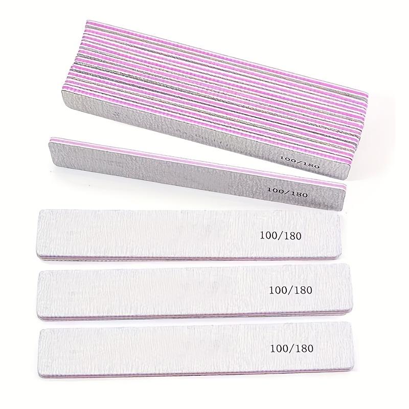 Xiaomi 25-Pack Double-Sided Nail Files, Grit Professional Emery Boards for Natural And Acrylic Nails, Reusable Manicure Nail Art DIY