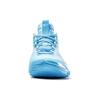 Li Ning Jie Ao Cushioning Slip Resistant Lightweight Rebound High Top Basketball Shoes Men's Blue White ABFT035-1