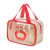 New Transparent Waterproof Travel Toiletry Bag Portable Dry Wet Separation Organizer for Toiletries Cosmetics