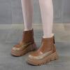 2025 Girls' Snow Boots: Winter Cotton Shoes with Fleece, Four-Season Martin Boots