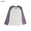 Gebürstetes Y5000 Raglan Color Block Oberteil