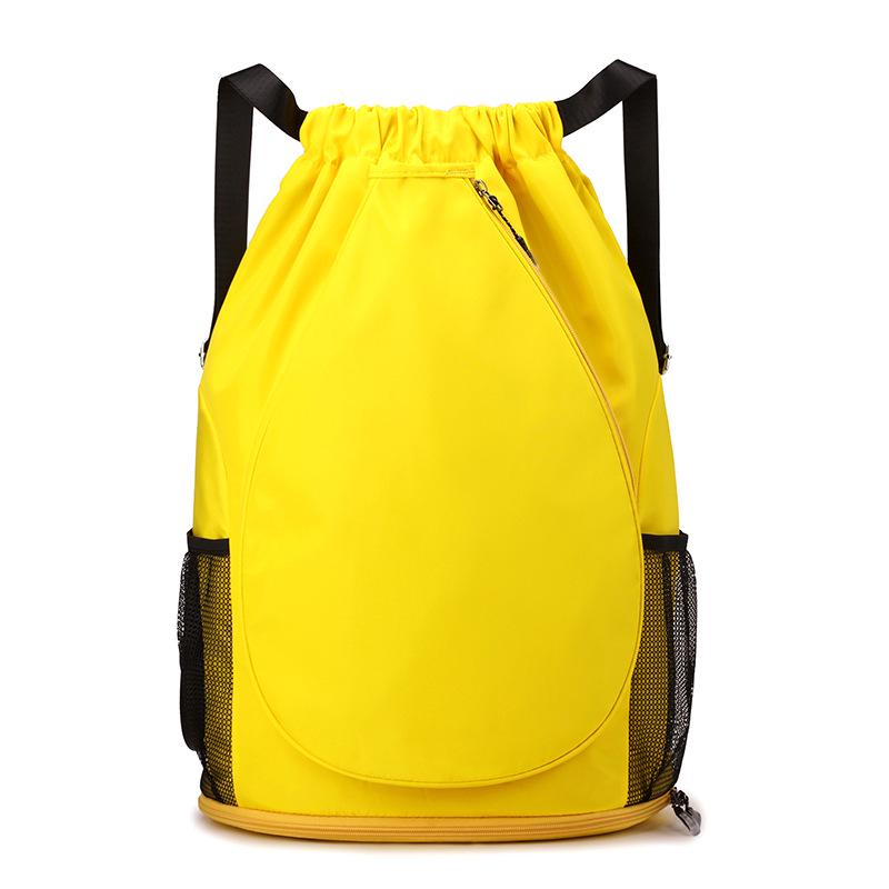 Large Capacity Badminton and Tennis Racket Drawstring Backpack with Custom Printing