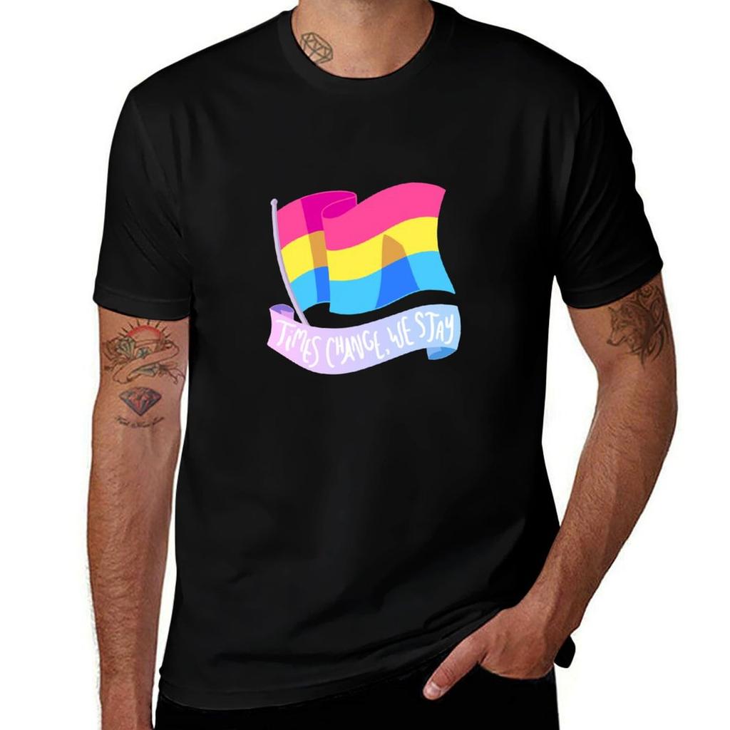 Lgbt Pansexual Pride Flag Tshirt Trendy Pattern For Men Tshirt