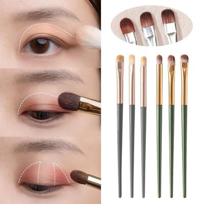 3 unids/set juego de brochas de maquillaje de ojos profesionales sombra de ojos delineador de ojos herramienta de brocha de maquillaje