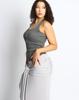 Kulsiseu Cs Shirring Long Sk-054 (Grey)