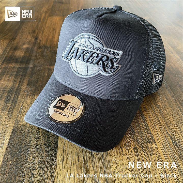 Used New EraLA Lakers Trucker Cap Black