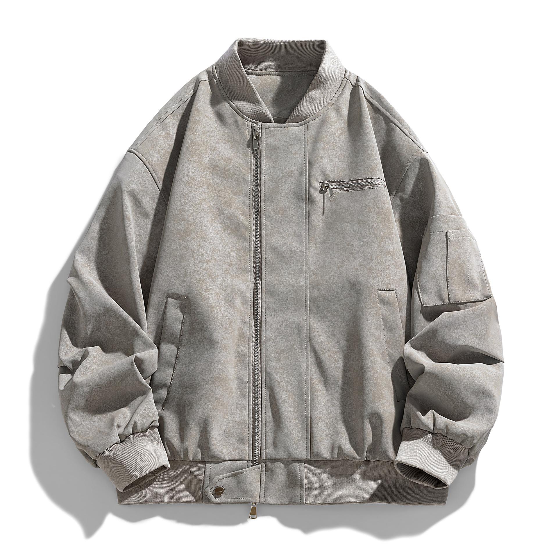 

Мужская куртка Кожаная куртка Новая Универсальная и Красивая Свободная Бейсбольная куртка Кожаная куртка Мужской топ Кожаная куртка 4XL